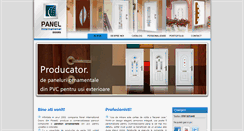 Desktop Screenshot of panelinternational.ro